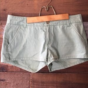 Pastel Green Shorts